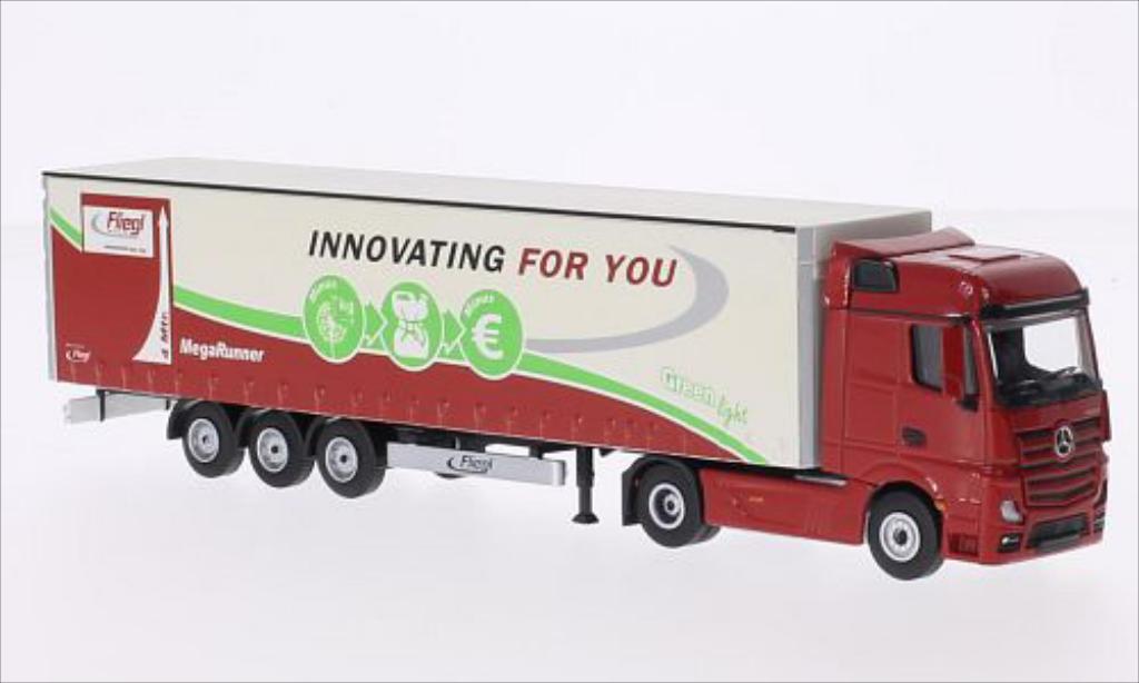 Mercedes Actros 1/87 Schuco Fliegl modelauto