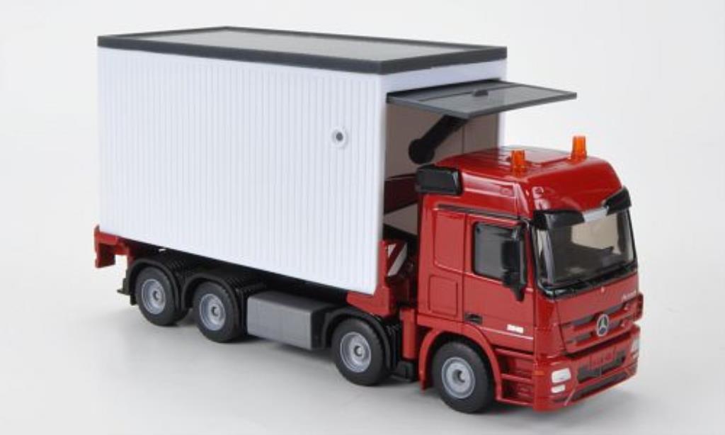 Mercedes Actros 1/50 Siku Garagentransporter mit Ladegut modelauto