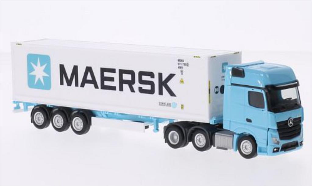 Mercedes Actros 1/87 Herpa Gigaspace Maersk modelauto