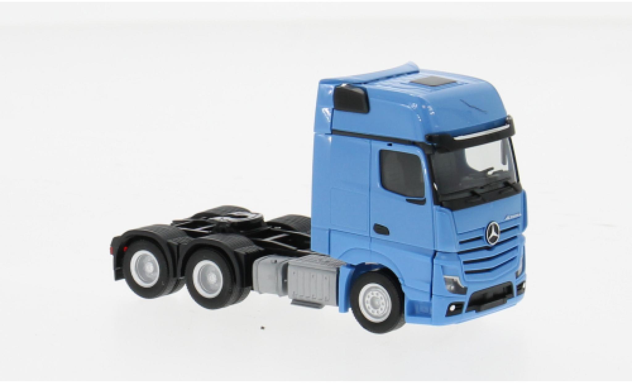 Mercedes Actros 1/87 Herpa L Gigaspace blauw 1:87 modelauto
