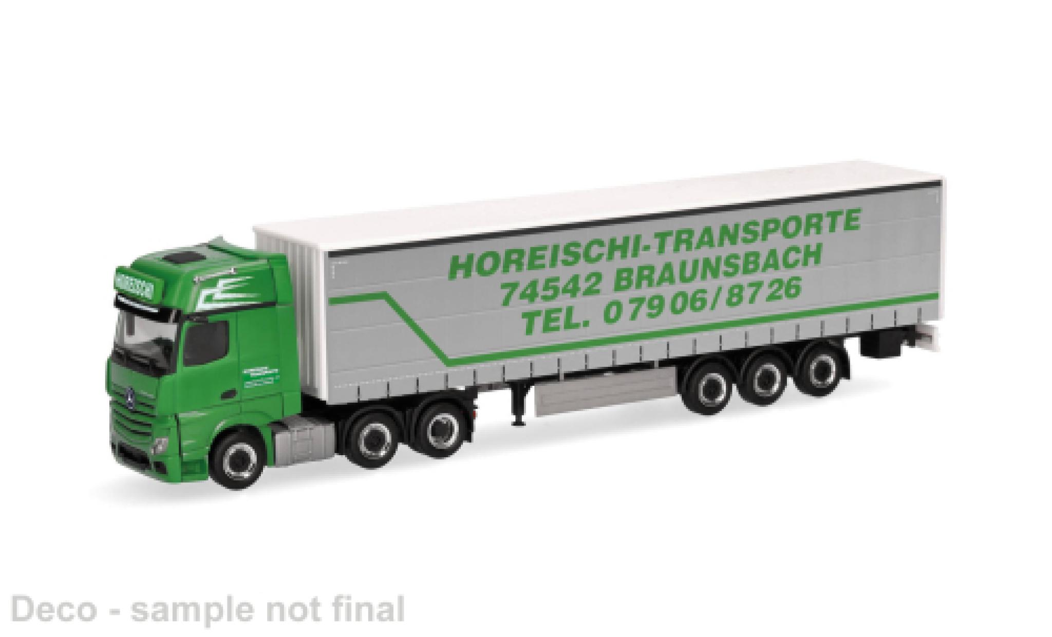 Mercedes Actros 1/87 Herpa L Gigaspace Horeischi Transporte 1:87 modelauto