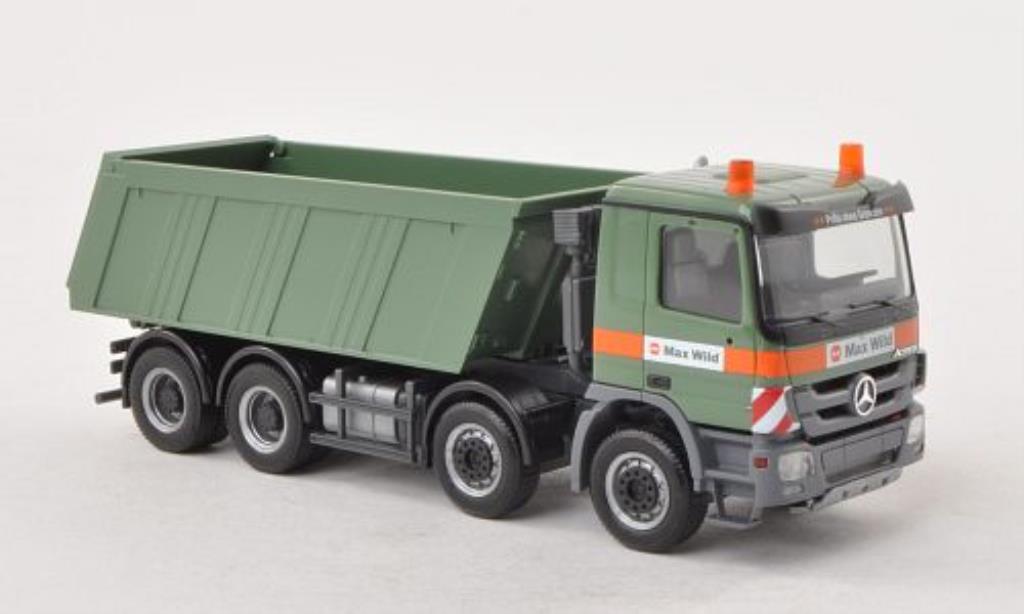 Mercedes Actros 1/87 Herpa M 08 Max Wild Kipper-LKW 4-achs modelauto
