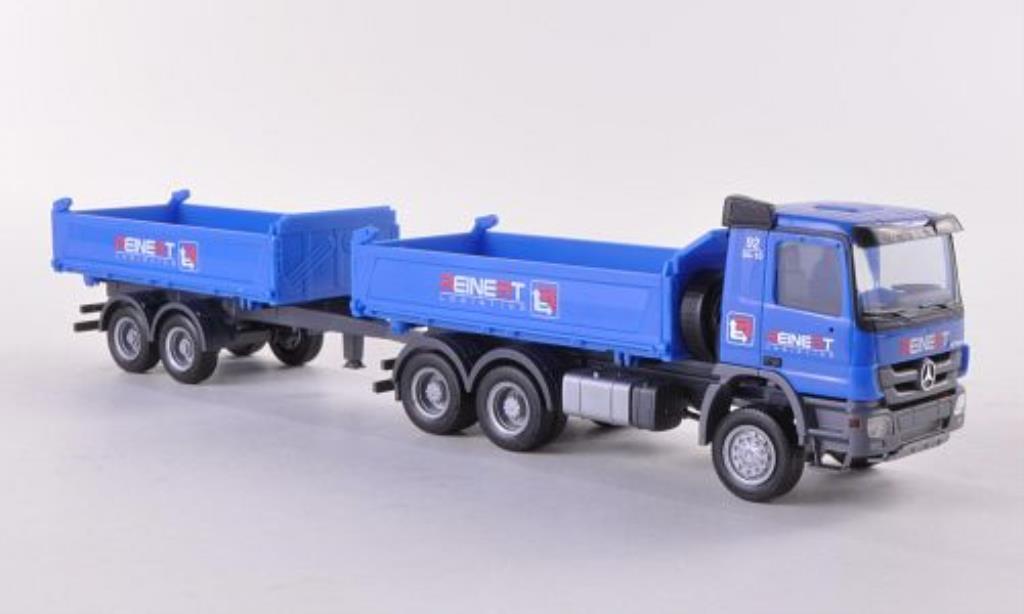 Mercedes Actros 1/87 Herpa M 08 Reinert Logistics Meiller-Kipper-HZ modelauto