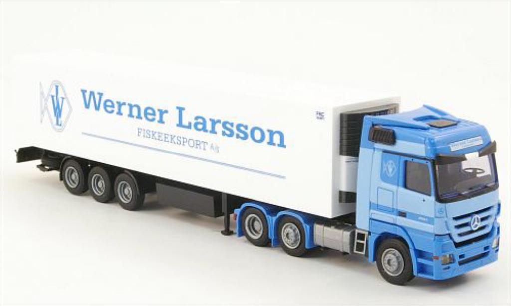 Mercedes Actros 1/87 AWM MP 3 LH Aerop. Kuhl-KSZ Werner Larsson modelauto