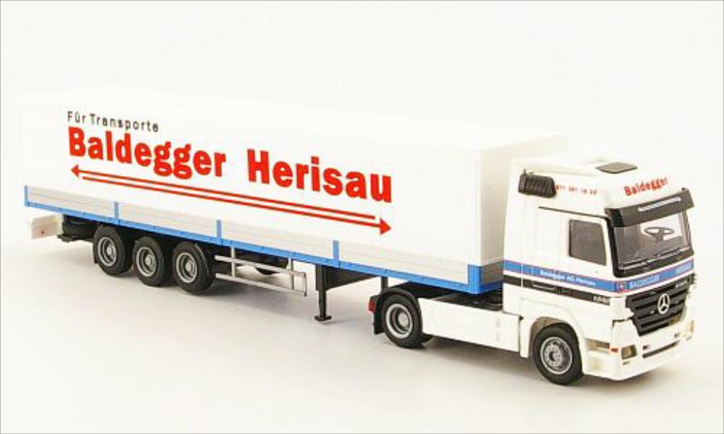 Mercedes Actros 1/87 AWM MP2 LH/Aerop. Baldegger Pritschen-SZ modelauto