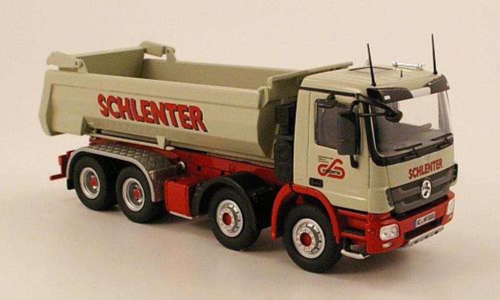 Mercedes Actros 1/50 NZG MP3 8x4 Schlenter Muldenkipper modelauto