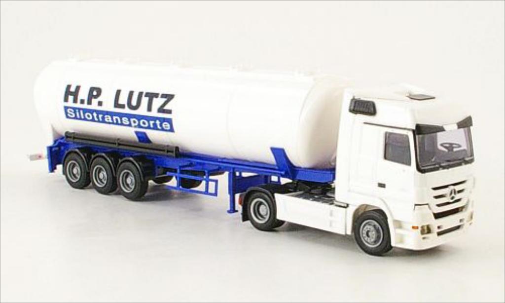 Mercedes Actros 1/87 AWM MP3 H.P. Lutz Silo-SZ modelauto