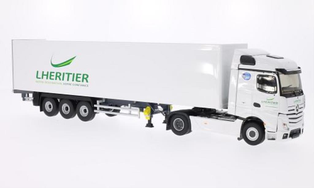 Mercedes Actros 1/43 Eligor MP4 Steamspace Transports Lheritier Koffer-SZ modelauto