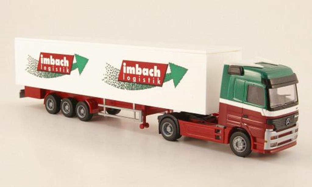 Mercedes Actros 1/87 Rietze Sattelzug Imbach Logistik - Schachen modelauto