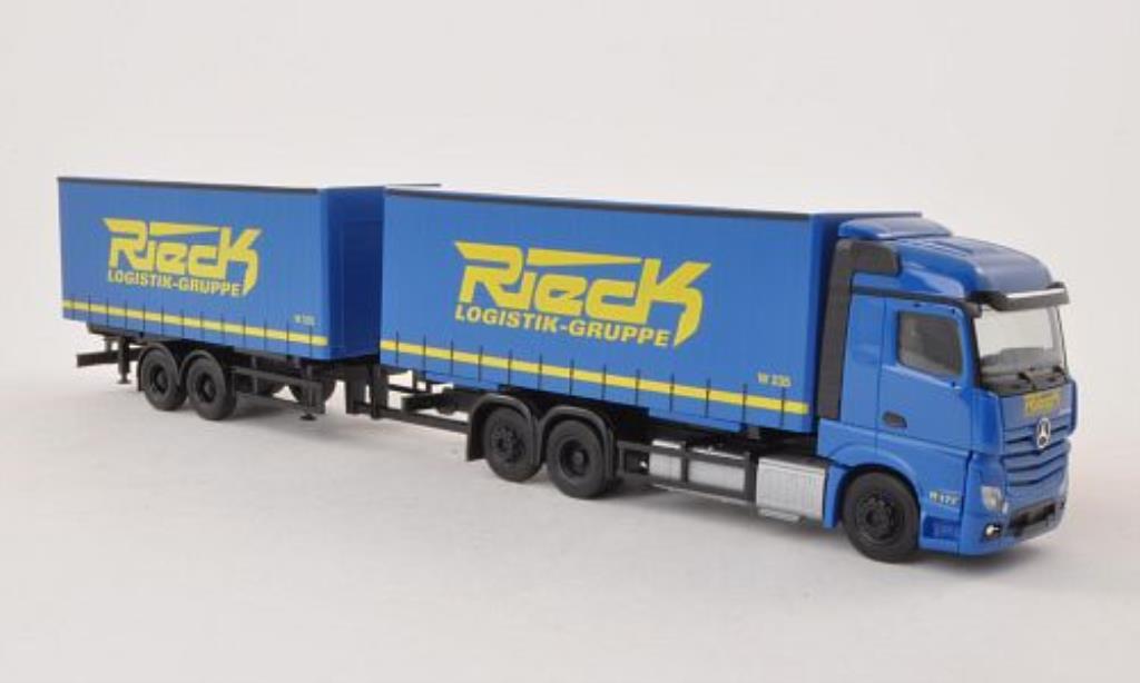 Mercedes Actros 1/87 Herpa Streamspace Rieck Wechselgardinen-HZ modelauto