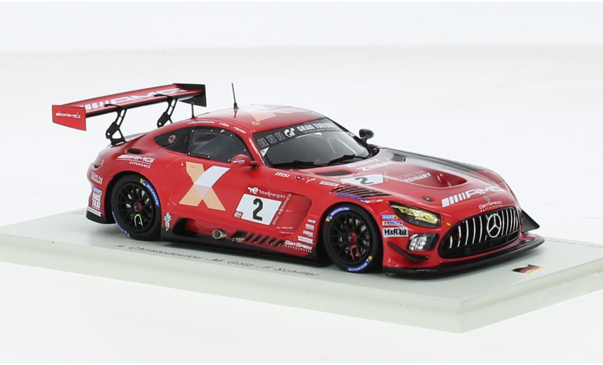 Mercedes AMG GT 1/43 Spark 3 24h N&uuml;rburgring 2023 AMG Team GetSpeed #2 A.Christodoulou/M.G&ouml;tz 1:43 modelauto