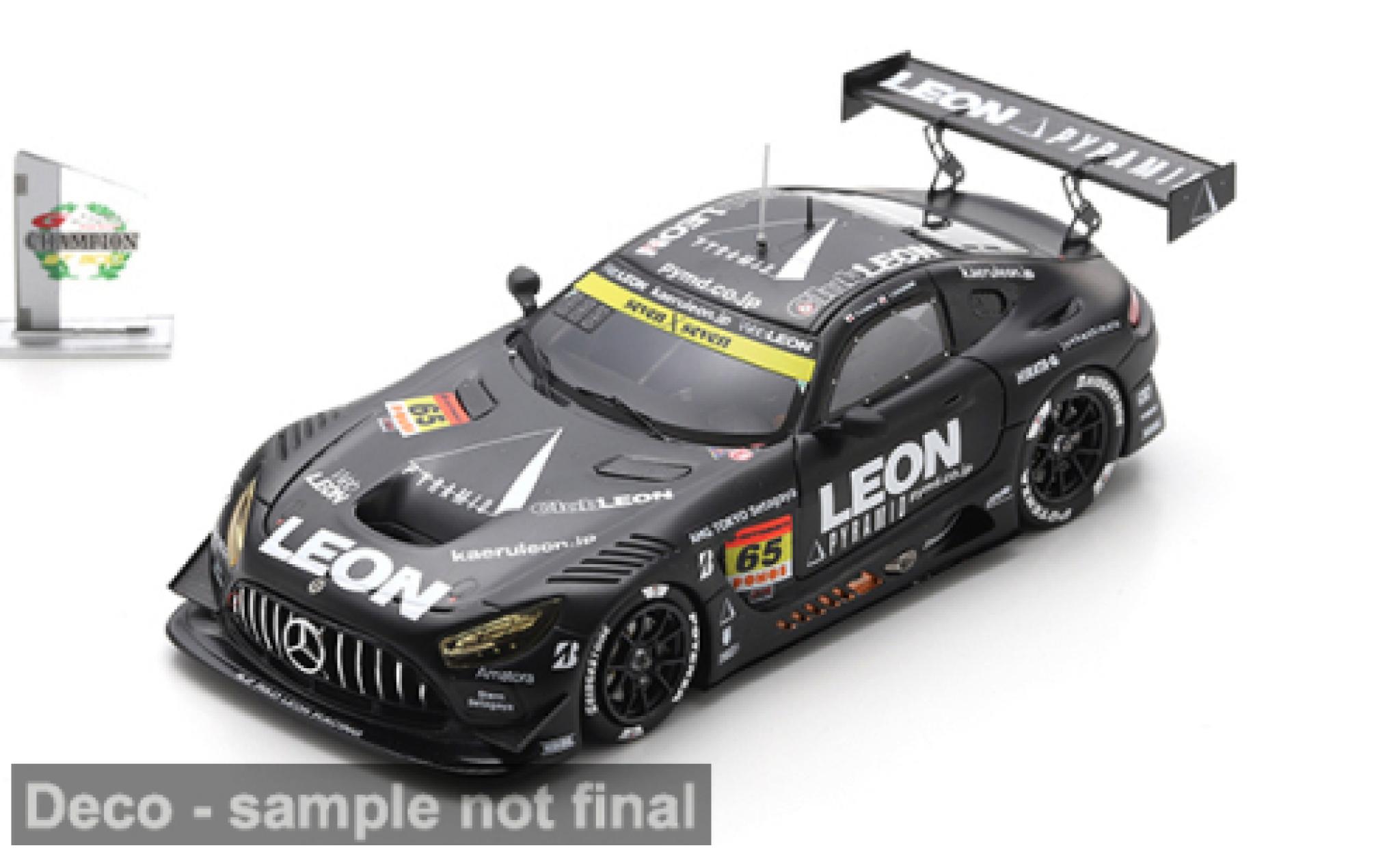 Mercedes AMG GT 1/43 Spark 3 EVO Super GT 2025 K2 R&amp;D LEON Racing #65 N.Gamou/T.Suganami 1:43 modelauto