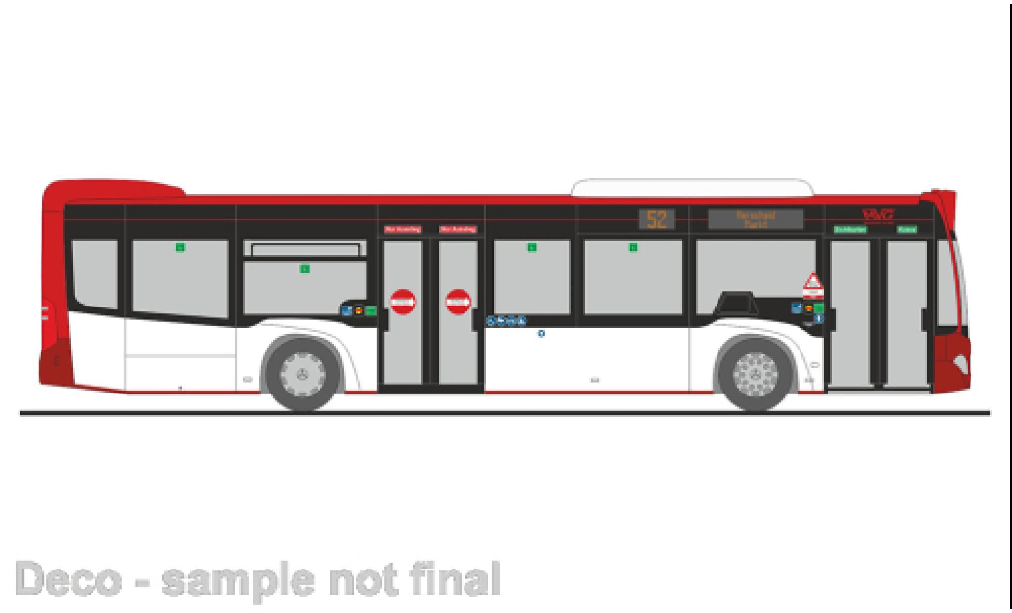 Mercedes Citaro 1/87 Rietze 15 MVG L&uuml;den 1:87 modelauto