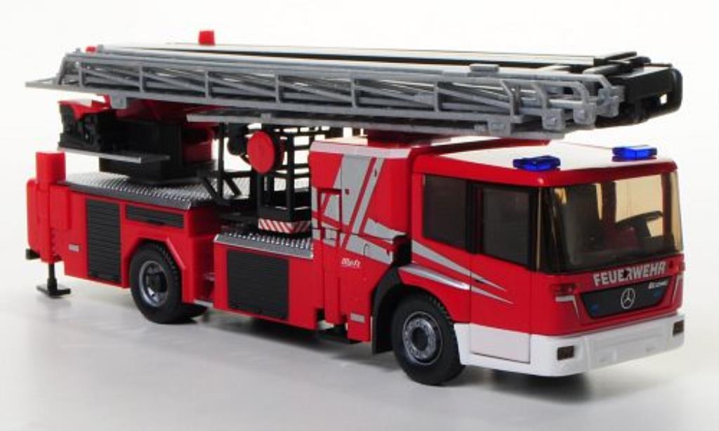 Mercedes Econic 1/87 Wiking mit Metz B32 Hubrettungsbuhne Brandweer modelauto