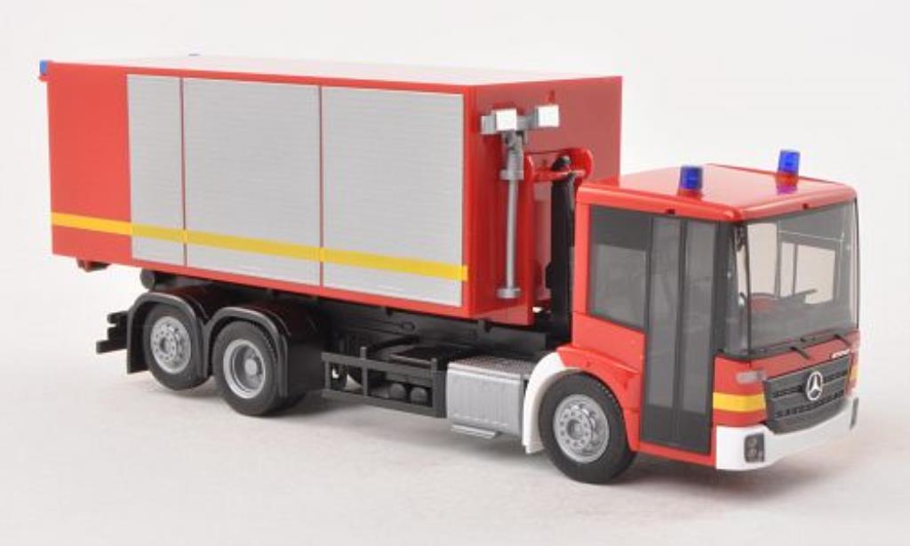 Mercedes Econic 1/87 Herpa Wechsellader-LKW Brandweer modelauto