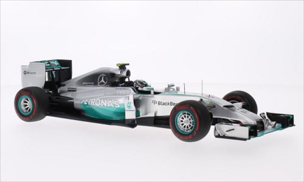 Mercedes F1 1/18 Spark W05 Hybrid No.6 AMG Formel 1 Team Petronas Formel 1 GP Monaco 2014 modelauto