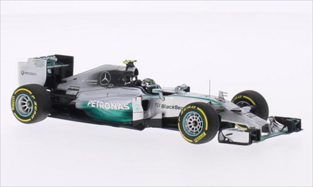 Mercedes F1 1/43 Minichamps W05 Hybrid No.6 AMG Petronas Team Petronas Formel 1 GP Abu Dhabi 2014 modelauto