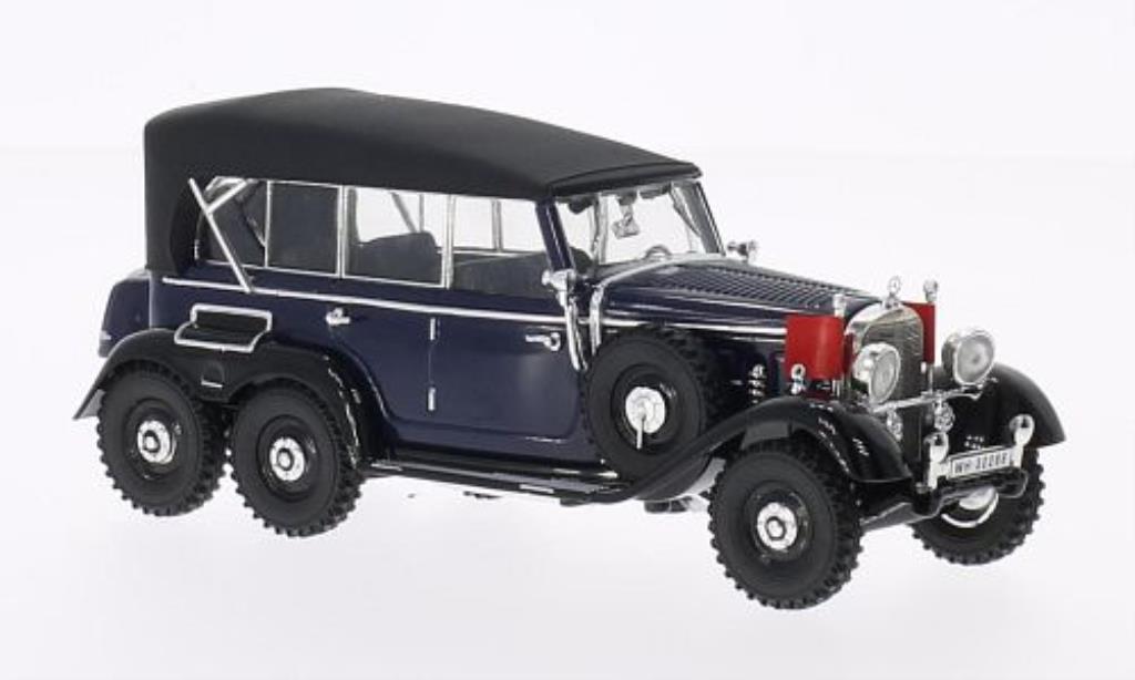 Mercedes G4 1/43 Signature blauw geschlossen 1938 modelauto
