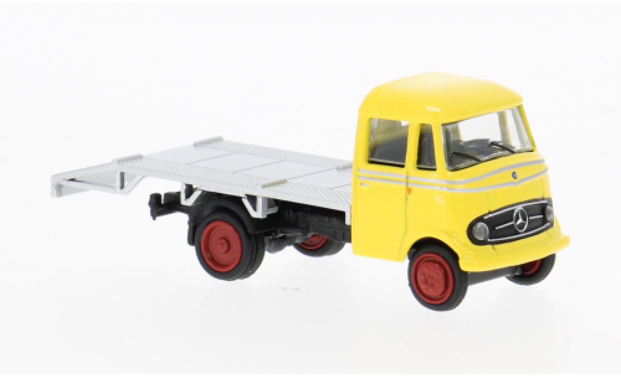Mercedes L319 1/87 Schuco Abschlepp geel 1:87 modelauto