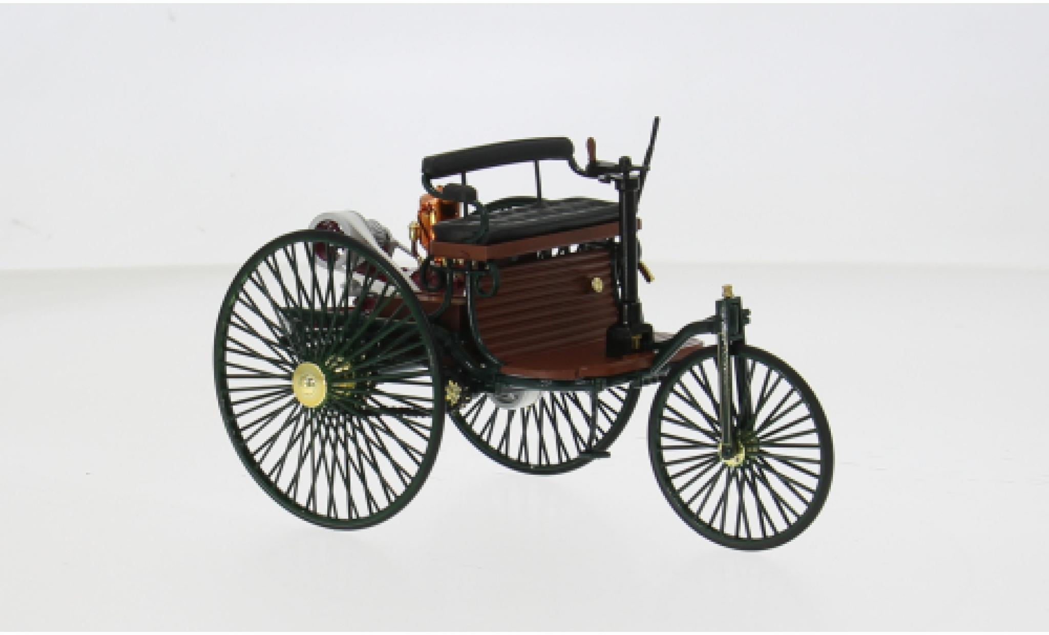Mercedes Patent 1/18 Norev Motorwagen Holzoptik/zwart 1886 1:18 modelauto