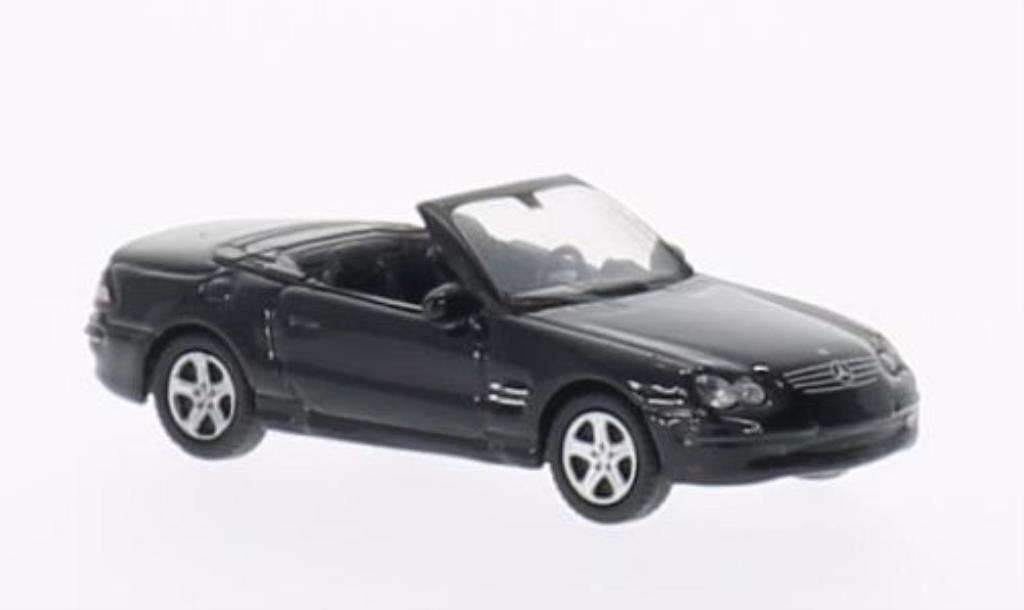 Mercedes Classe SL 500 1/87 Welly 500 Cabrio zwart modelauto
