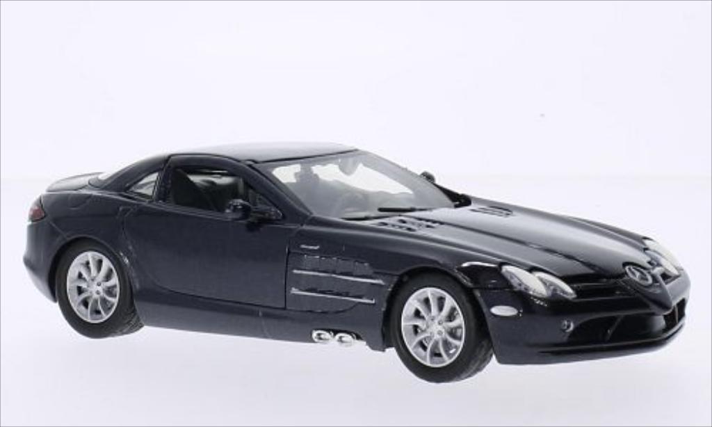 Mercedes SLR 1/24 Motormax McLaren metallic grijs modelauto