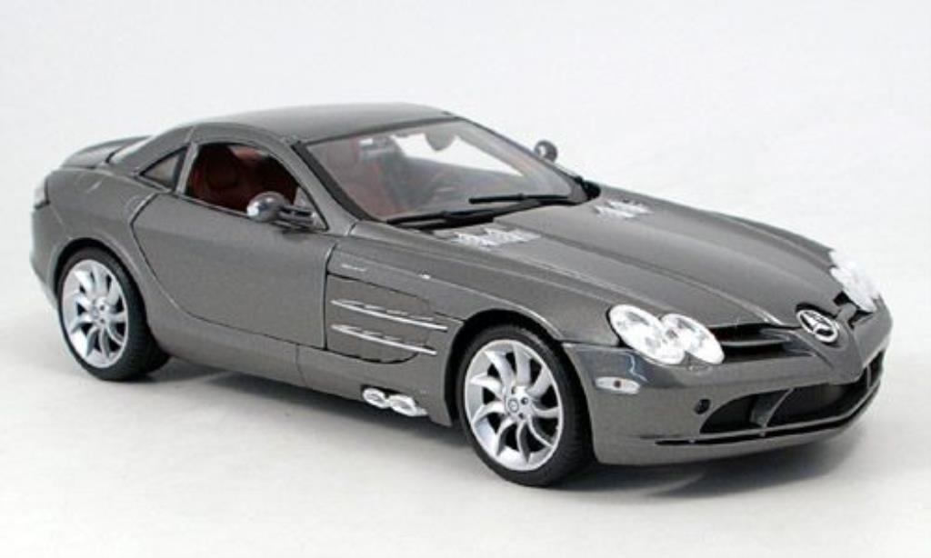 Mercedes SLR 1/18 Maisto grijsgrijs 2003 modelauto