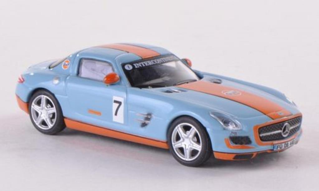 Mercedes SLS 1/87 Schuco AMG Coupe Gulf modelauto