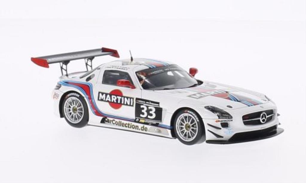 Mercedes SLS 1/43 Spark AMG GT3 No.33 Martini / Mishu Motors 12h Zandvoort /R.van modelauto