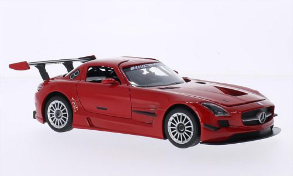 Mercedes SLS 1/24 Motormax AMG GT3 rood modelauto