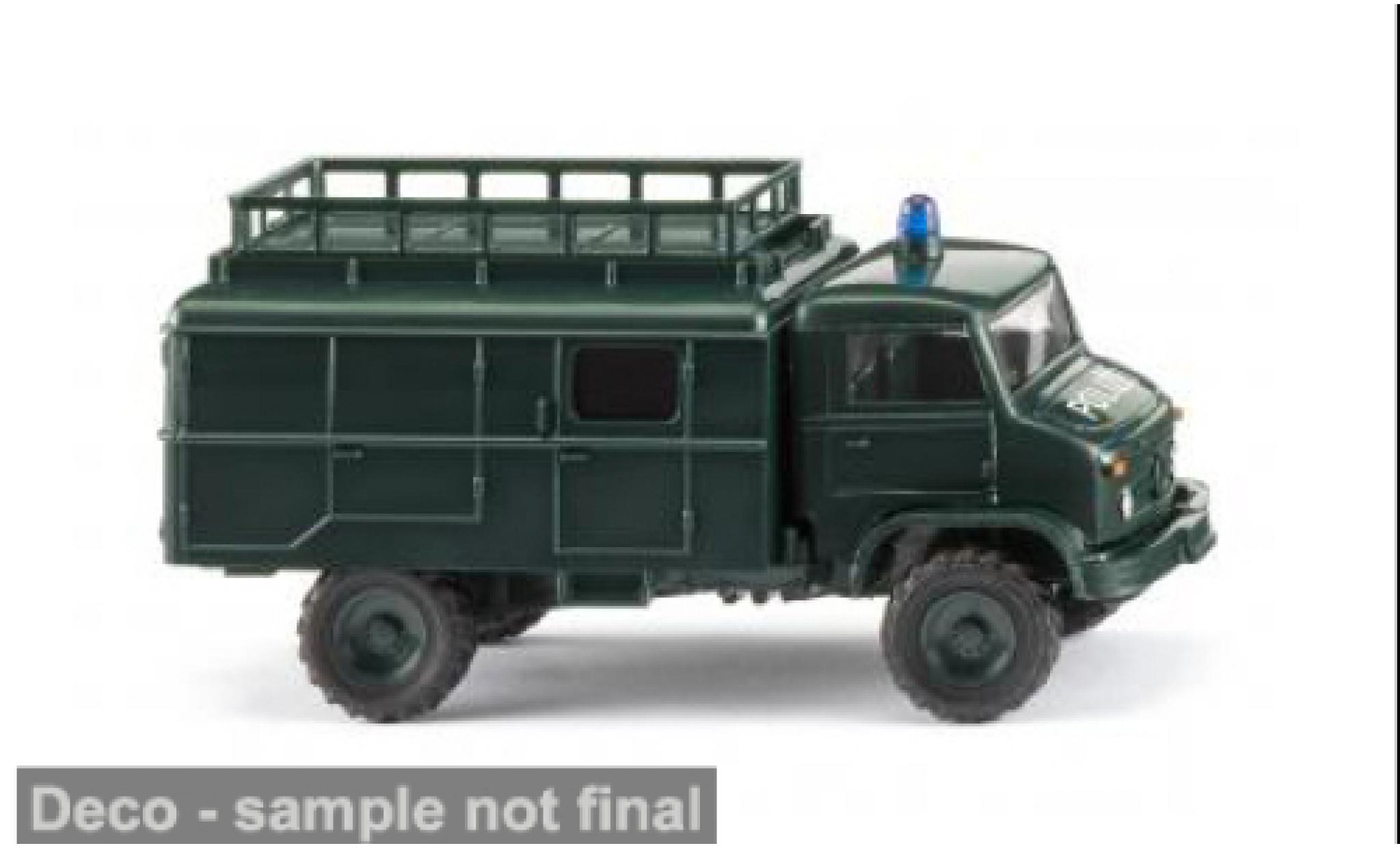 Mercedes Unimog 1/87 Wiking 404 S 1955 Politie 1:87 modelauto