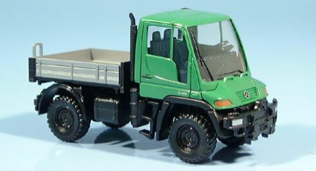 Mercedes Unimog 1/87 Wiking U 400 grun modelauto