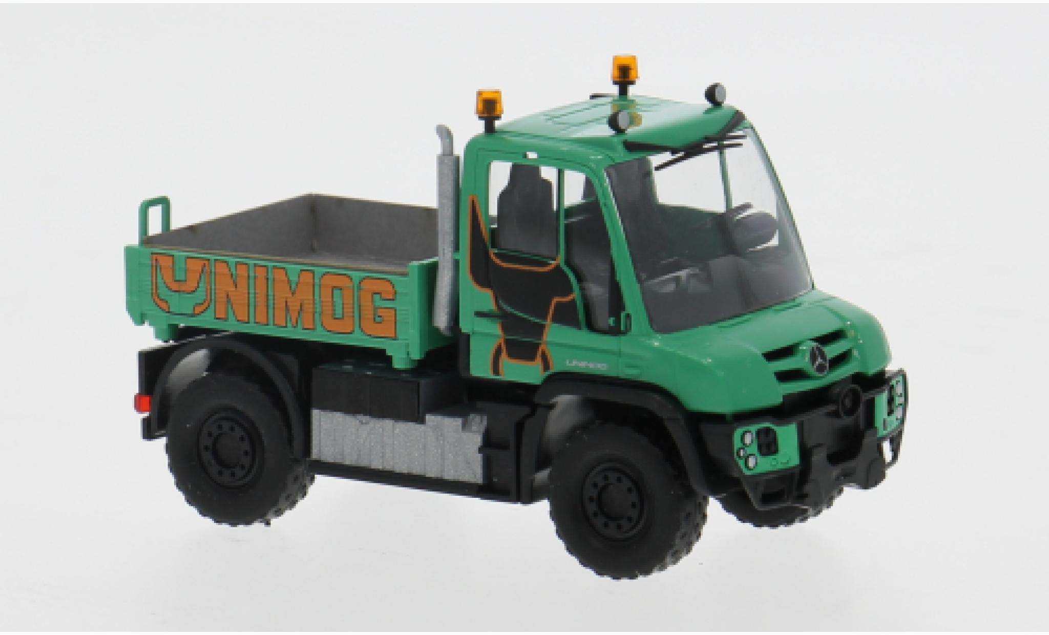 Mercedes Unimog 1/87 Busch U 430 groen/oranje 2013 1:87 modelauto