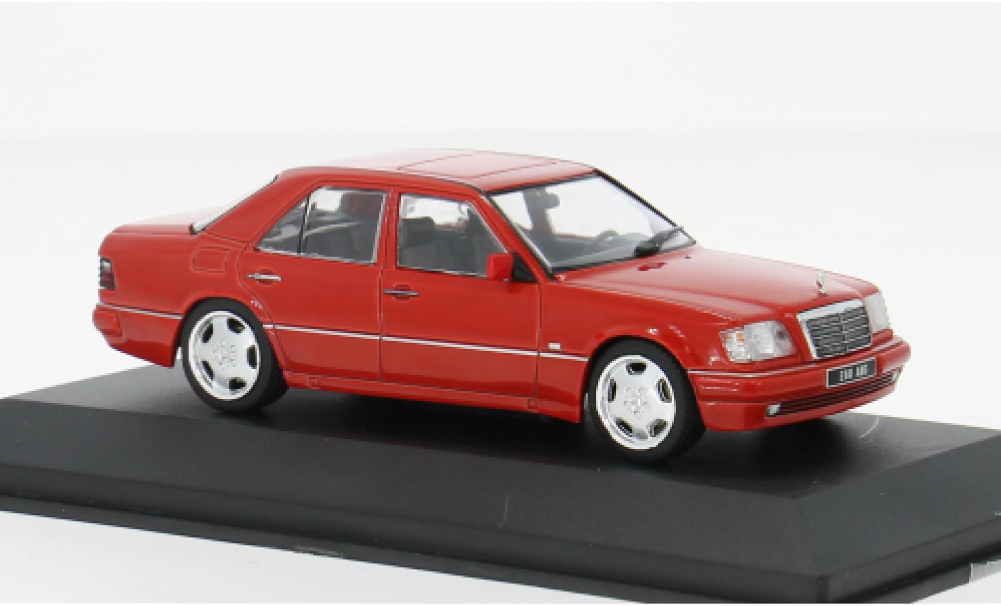 Mercedes Classe E 1/43 Solido W124 E60 AMG rood 1:43 modelauto