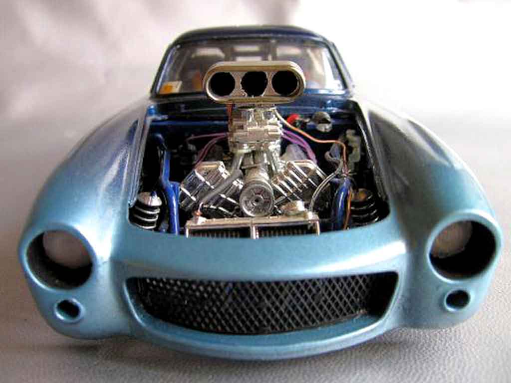 Mercedes 300 SL 1/18 Burago SL pro street 1954 modelauto