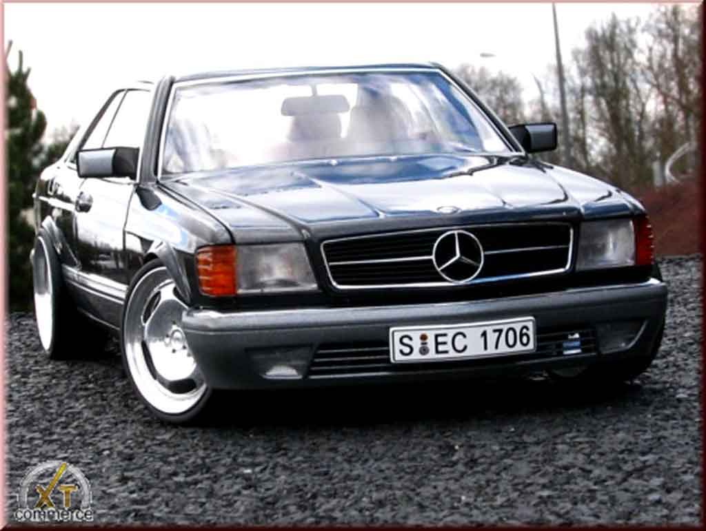Mercedes 500 SEC 1/18 Autoart SEC jantes 20 pouces modelauto