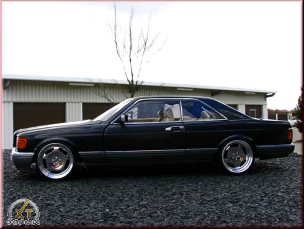 Mercedes 500 Coupe jantes 20 pouces 1/18 Autoart