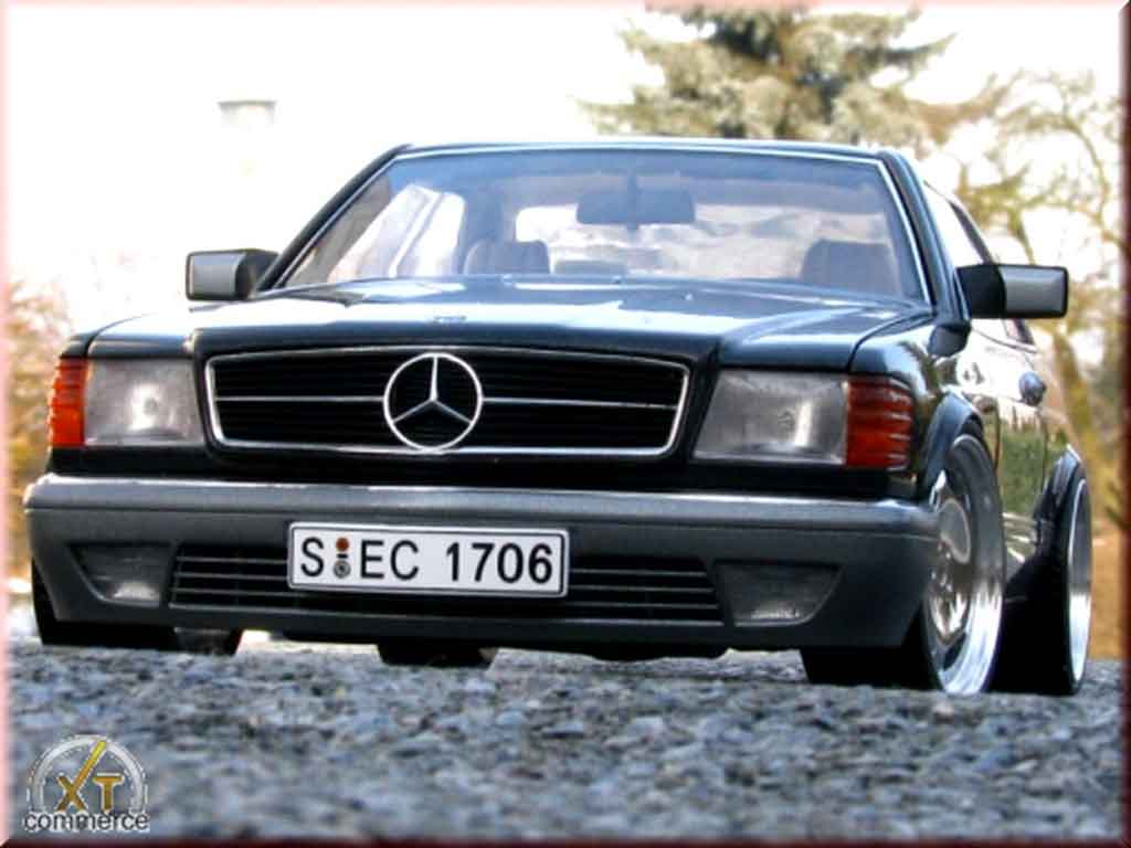 Mercedes 500 Coupe jantes 20 pouces 1/18 Autoart