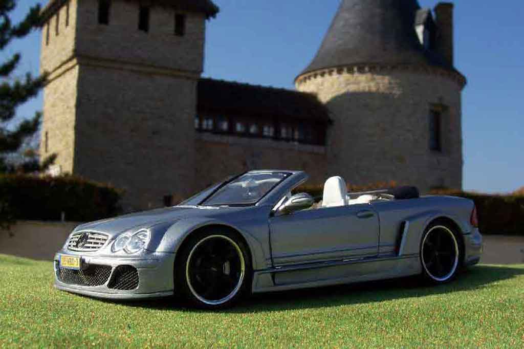 Mercedes Classe CL AMG DTM cabriolet K street grijs 1/18 Maisto