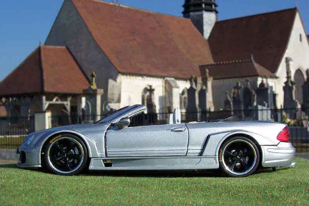 Mercedes Classe CL AMG DTM cabriolet K street grijs 1/18 Maisto