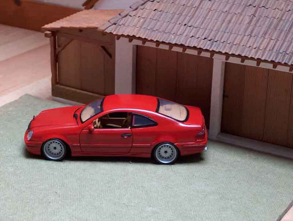 Mercedes Classe CL AMG K german look rood candy 1/18 Anson