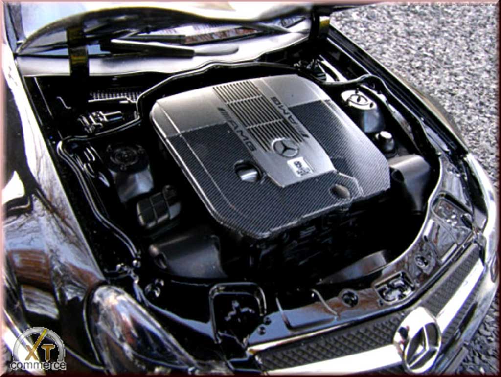 Mercedes Classe SL 65 amg zwart jantes 19 et 20 pouces 1/18 Minichamps