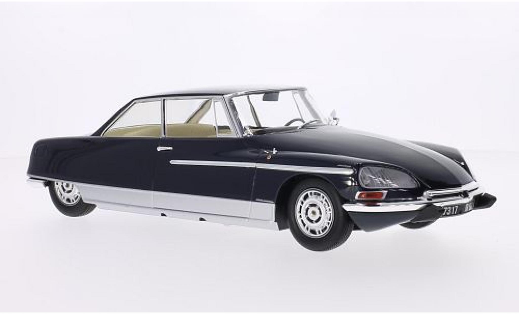 Citroen DS 1/18 Metal 18 21 Henri Chapron Le Leman blauw 1968 avec Beleuchtung (Batterien nicht enthalten) modelauto
