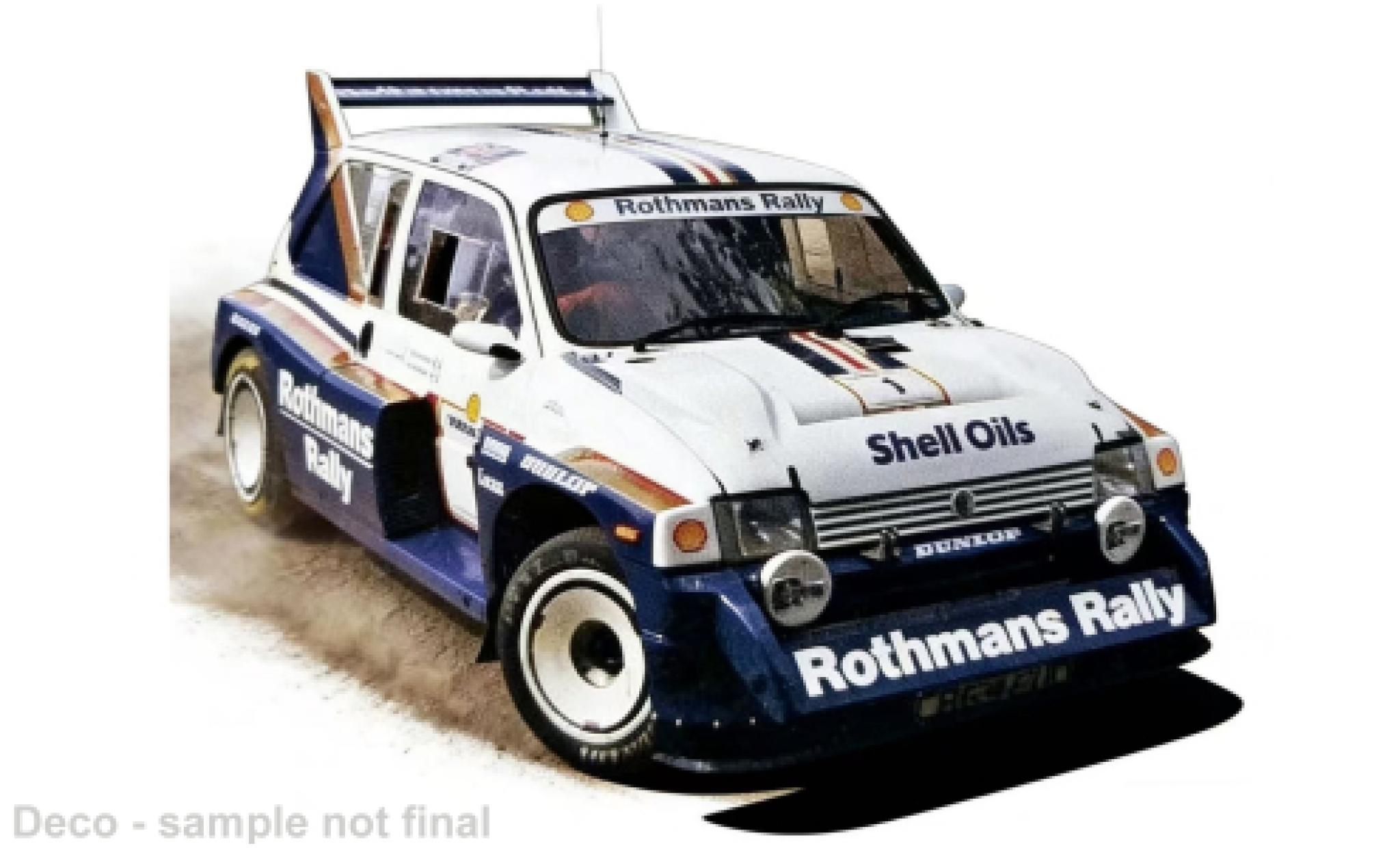 MG Metro 1/18 Sun Star 6R4 Donegal International Rally 1986 #1 B.Coleman/R.Morgan 1:18 modelauto