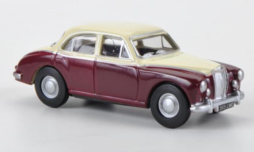 MG ZB 1/76 Oxford rood/beige modelauto