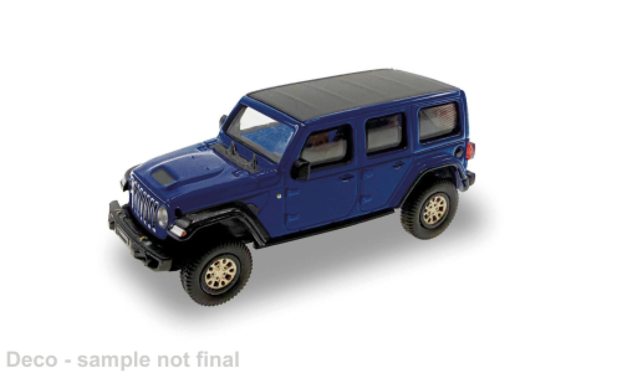 Jeep Wrangler 1/87 Micro City 87 blauw 2017 1:87 modelauto