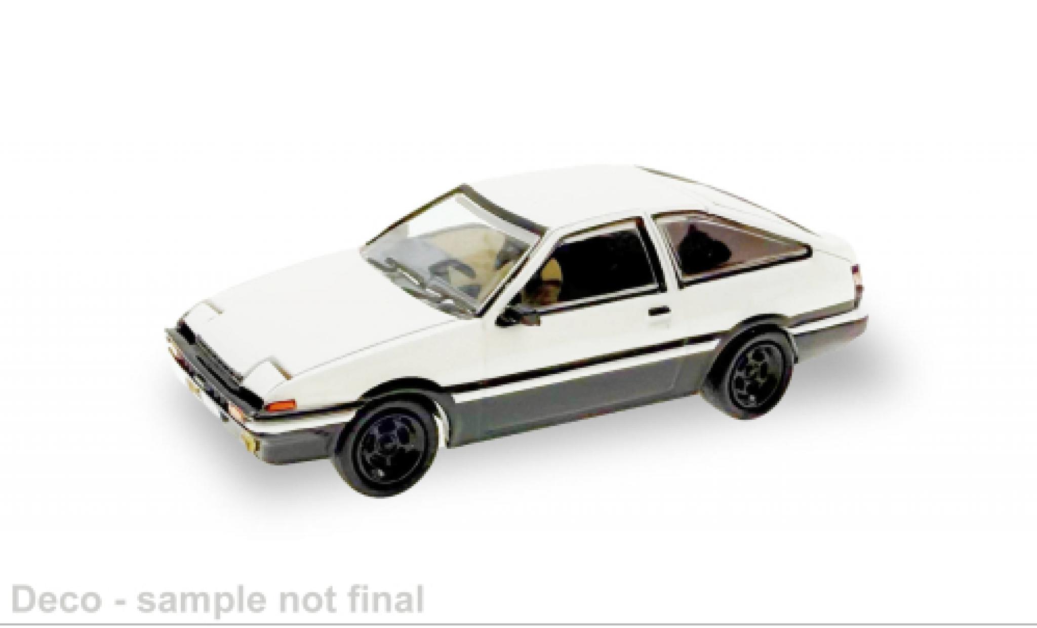 Toyota Corolla 1/87 Micro City 87 (AE86) wit/zwart 1:87 modelauto