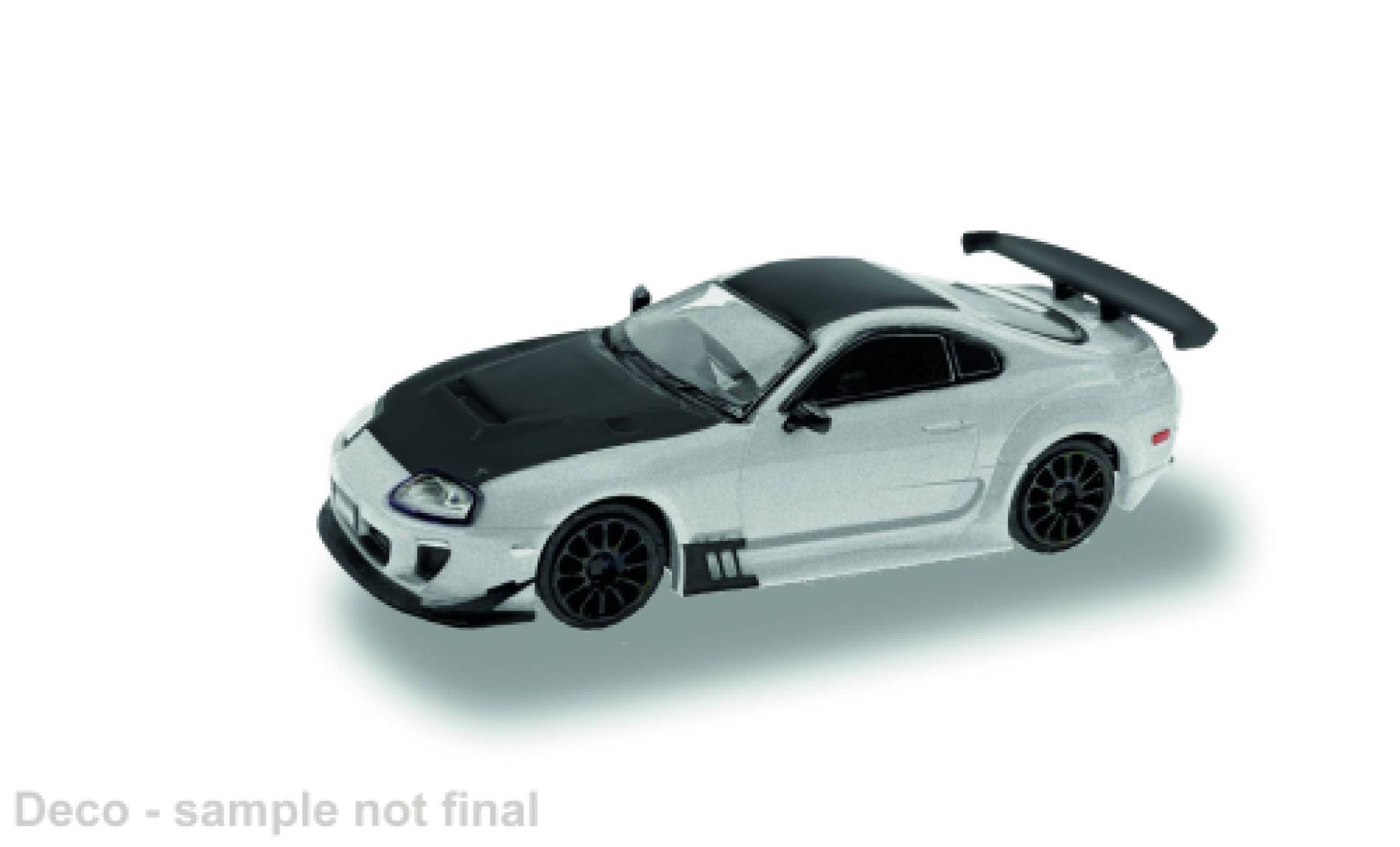 Toyota Supra 1/87 Micro City 87 grijs/zwart 1993 1:87 modelauto