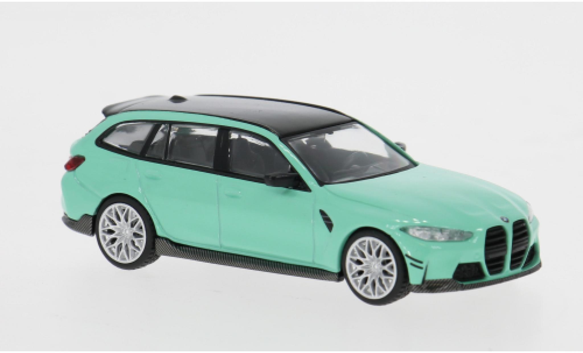 Bmw M3 1/64 Mini GT M Performance Touring turquoise 1:64 modelauto
