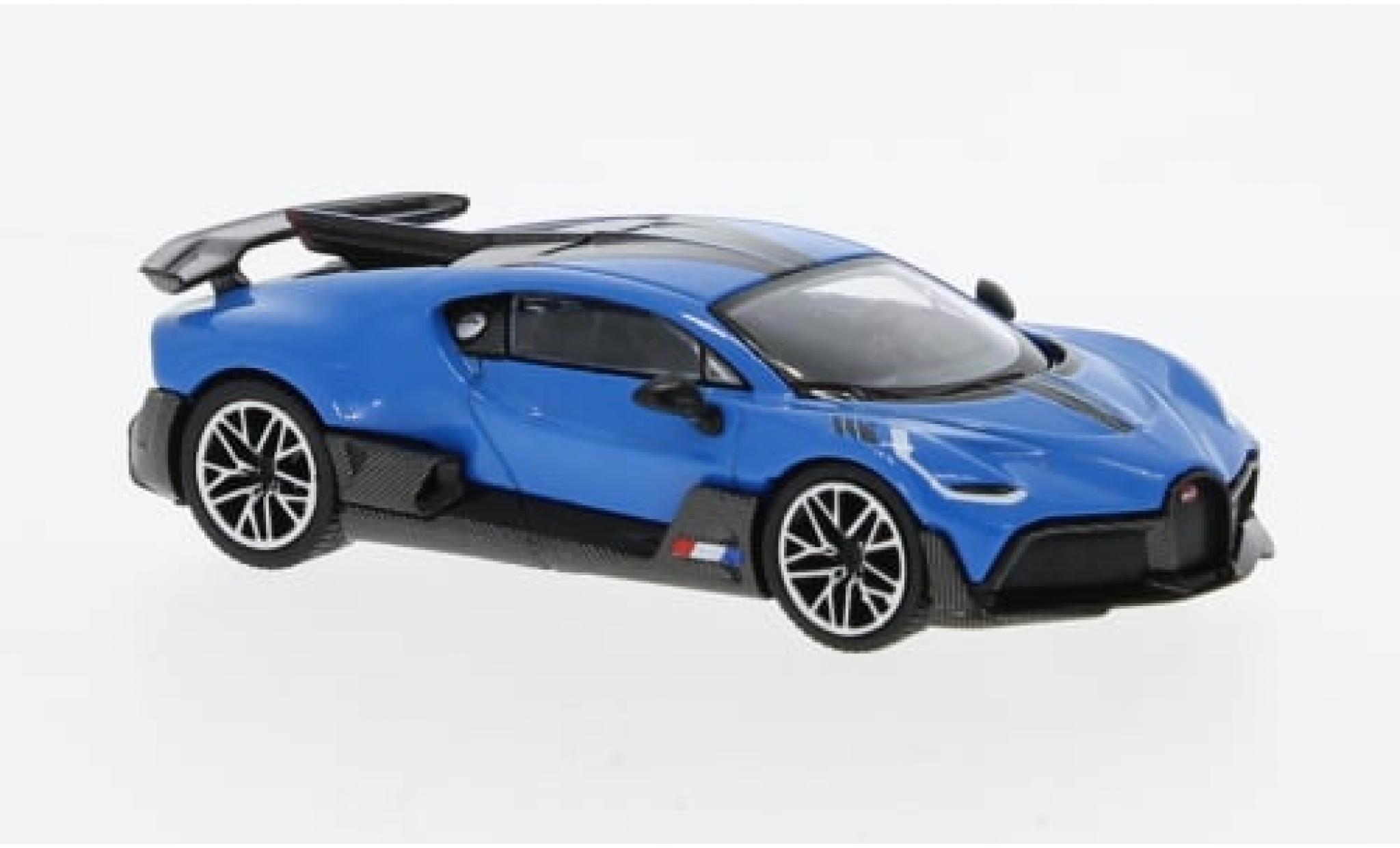Bugatti Divo 1/64 Mini GT blauw 1:64 modelauto